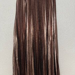 Elegant Brown Maxi Skirt